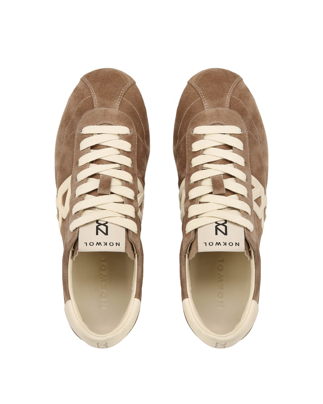 Avenue Mushroom/Off White Suede/Leather