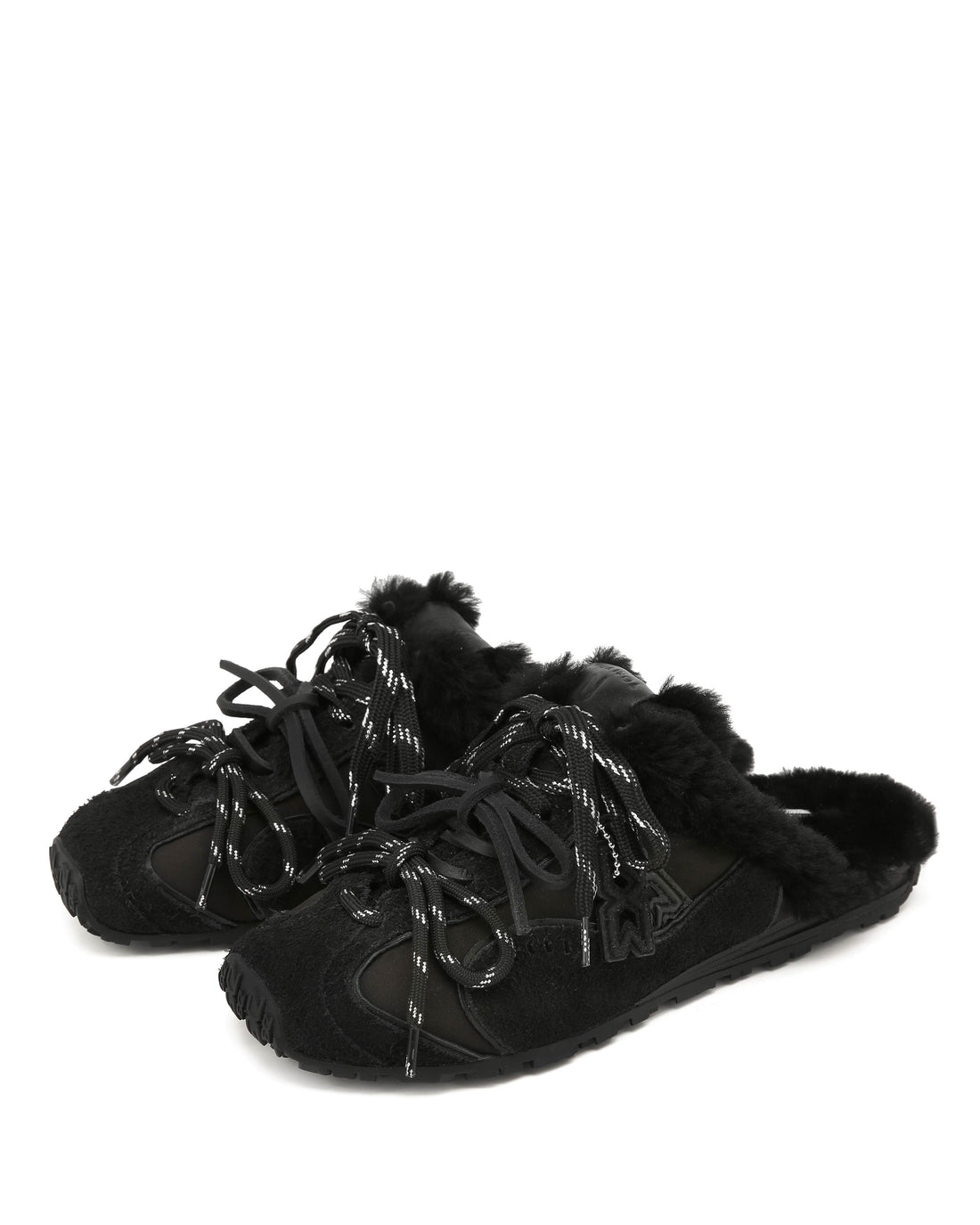 Beat Mule Black Suede/Nylon
