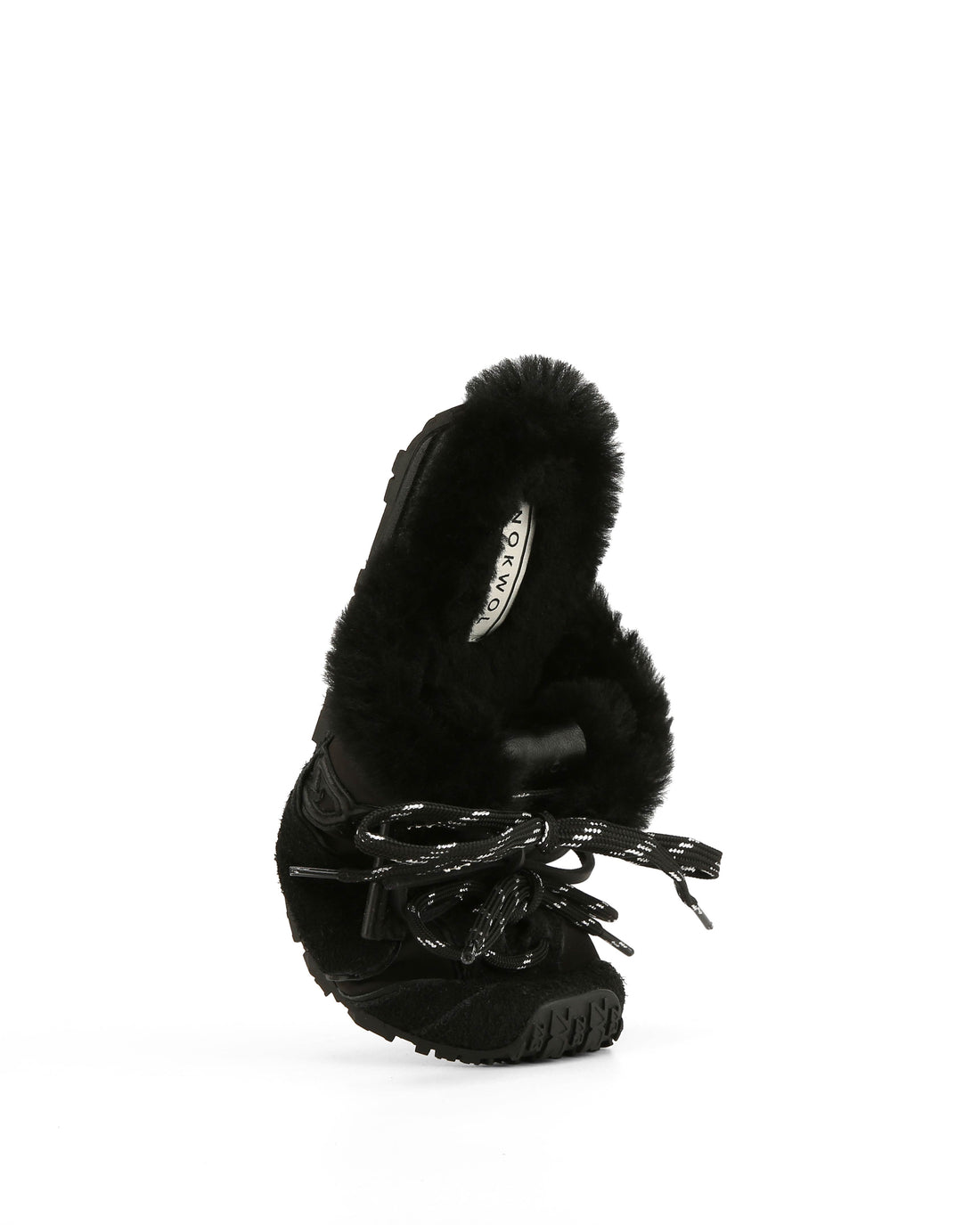 Beat Mule Black Suede/Nylon