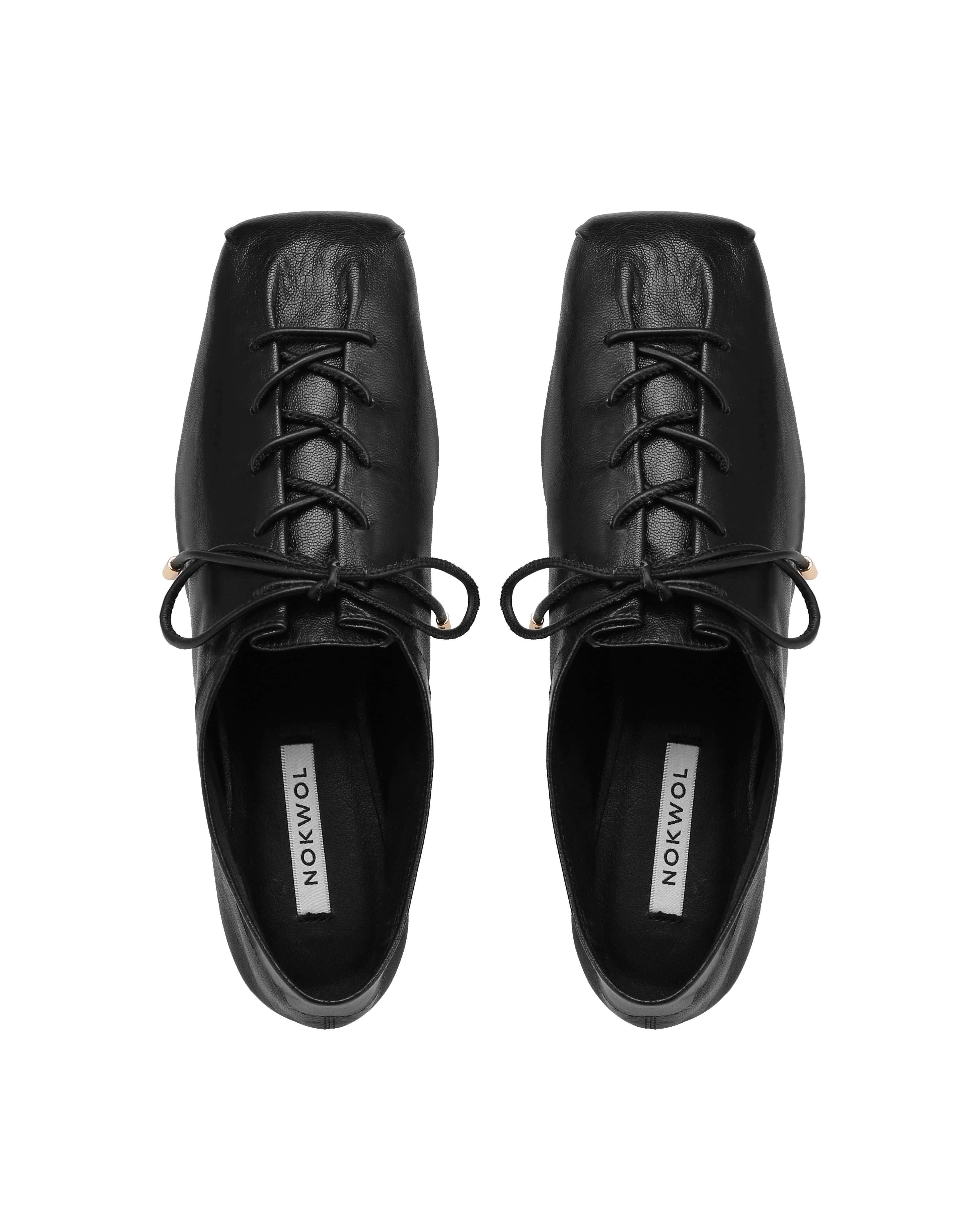Buy Nokwol Women Avery Black Athena Ballerina Flats - Nokwol