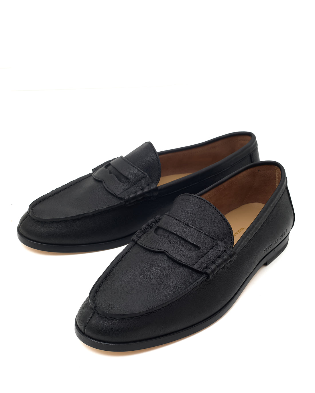 Soft Loafer in Black Leather 2577 7547