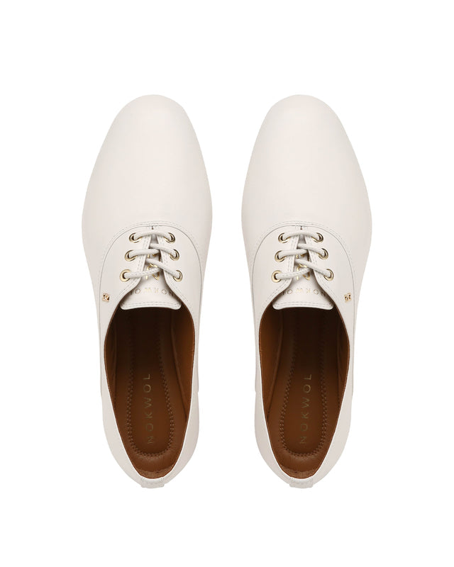 Calla White Leather