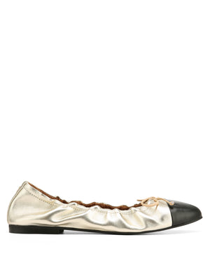 Cambria Soft Gold Leather/Black Toe