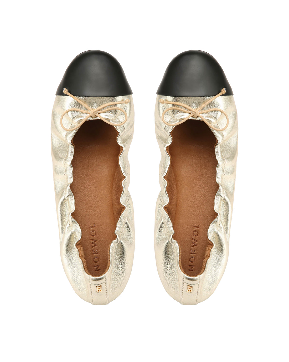 Cambria Soft Gold Leather/Black Toe