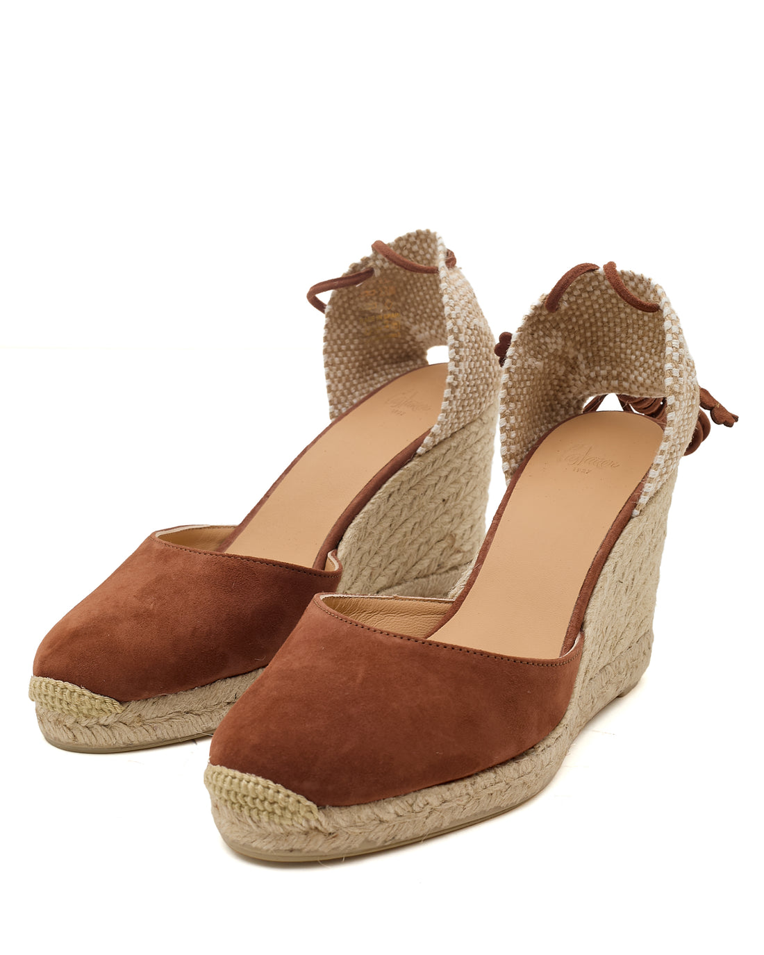 Carina 8 Cuero Wedge Espadrille