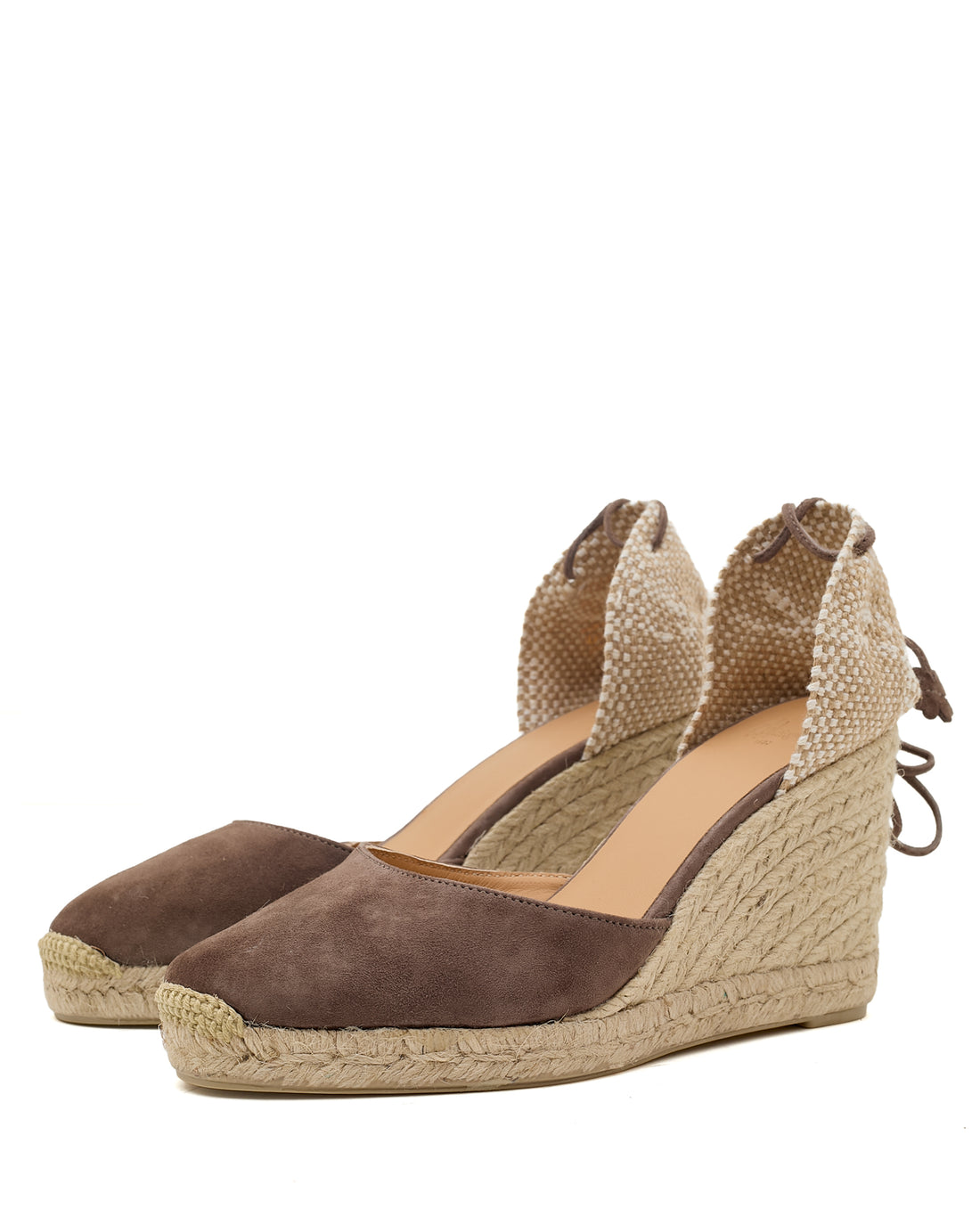 Carina 8 Taupe Wedge Espadrille