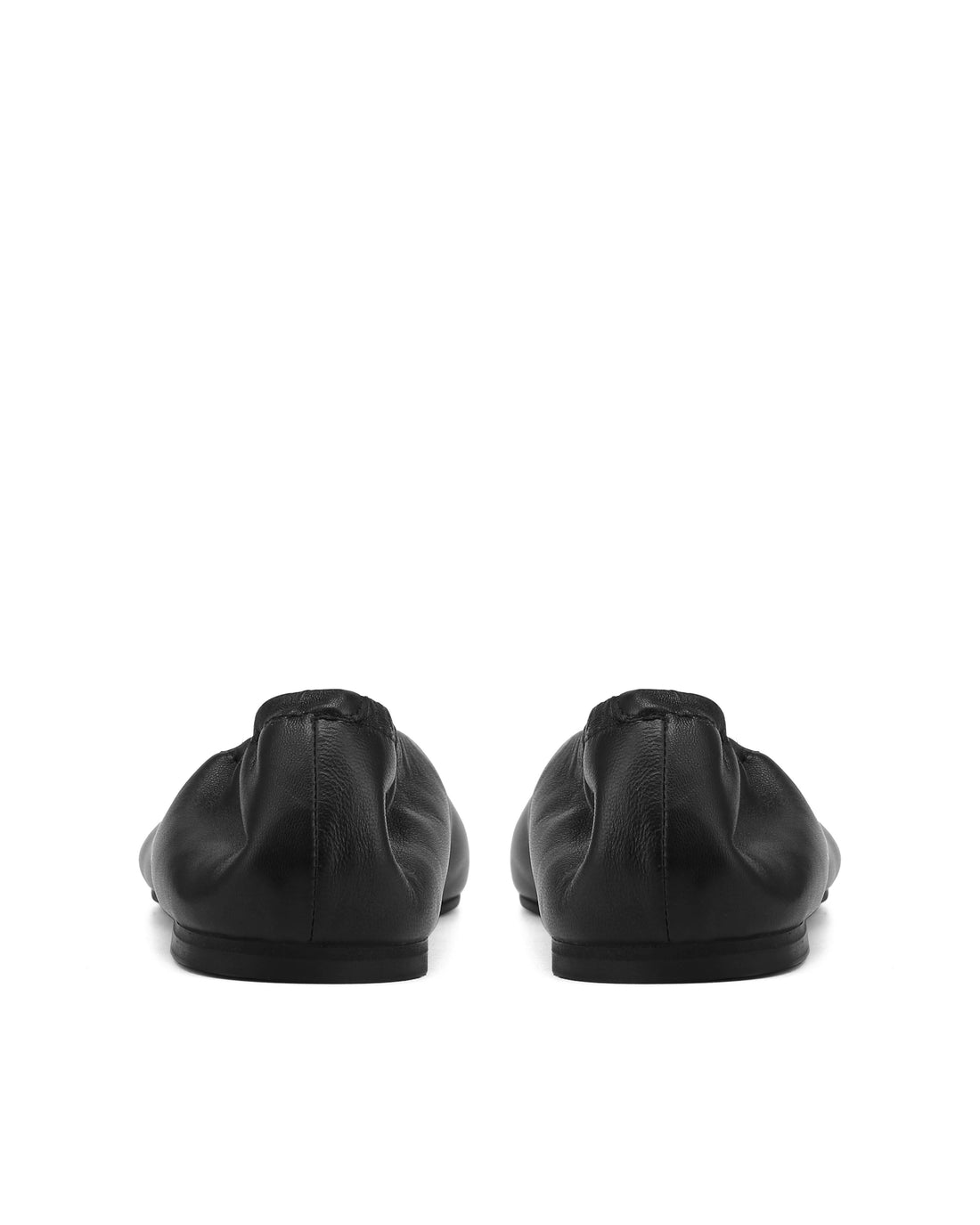 Clemmi Black Leather/Black Toe