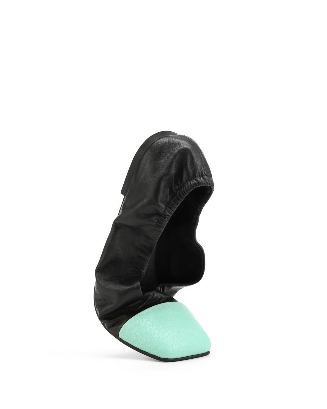 Clemmi Black Leather/Black Toe