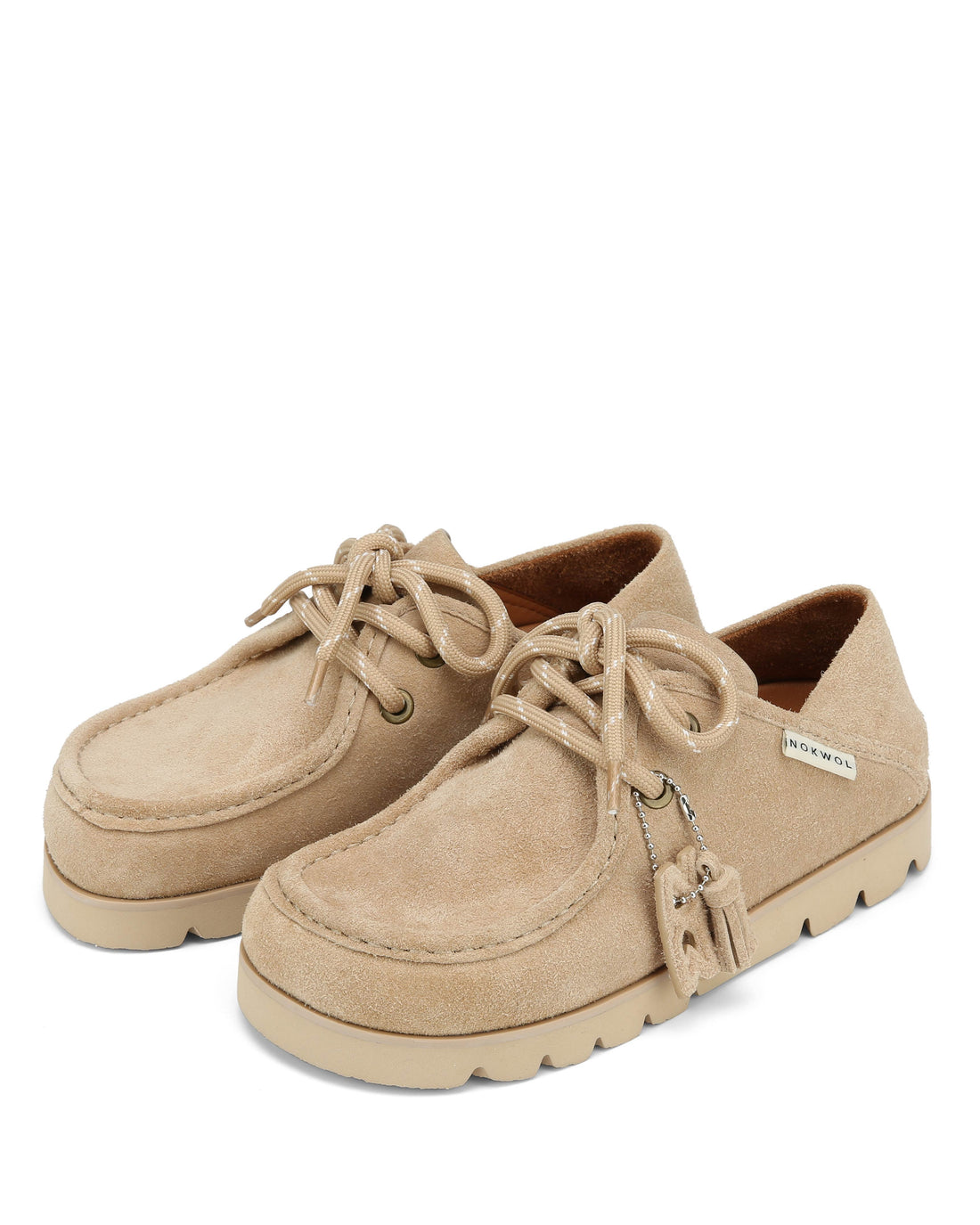 Clova Beige Hairy Suede