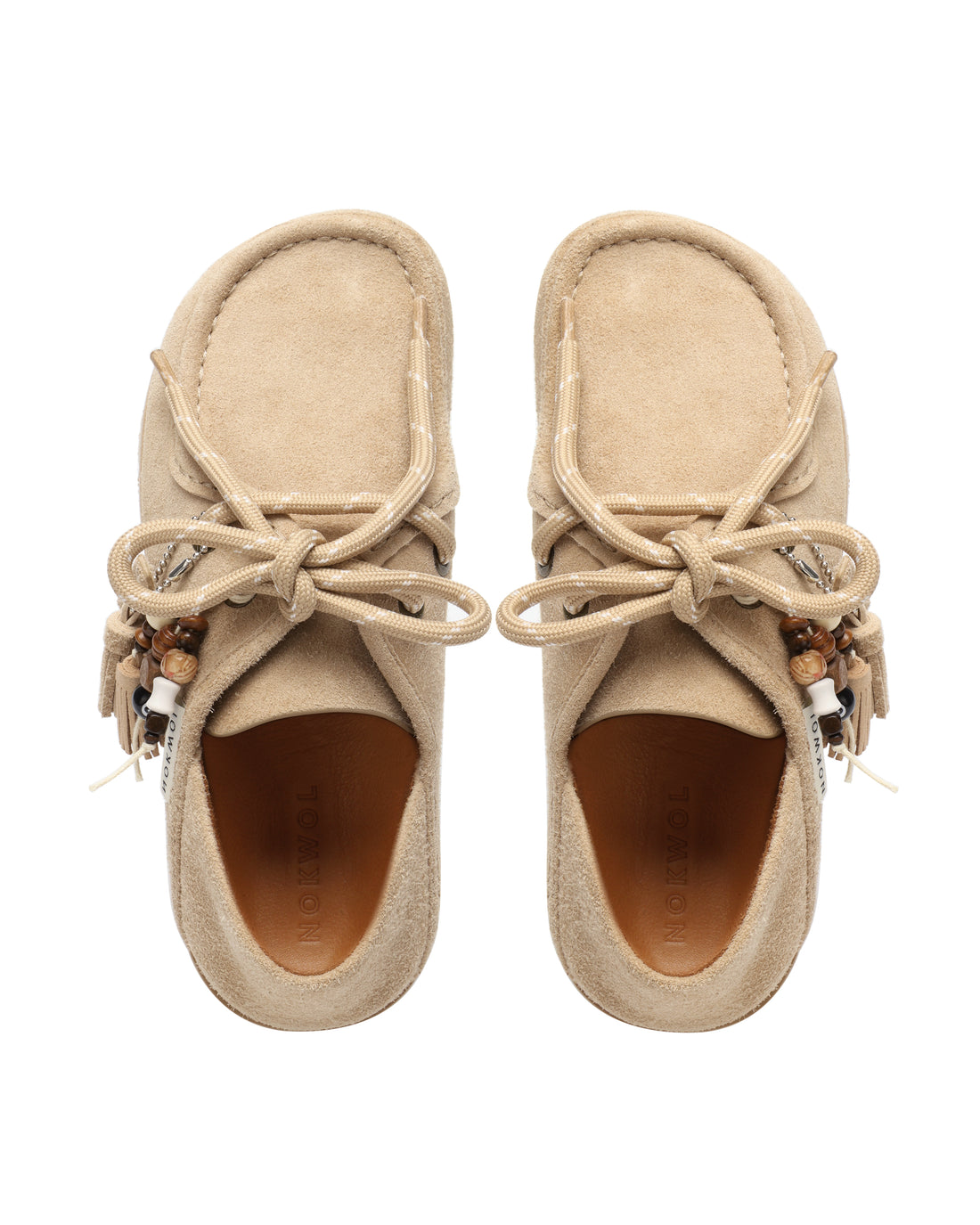Clova Beige Hairy Suede