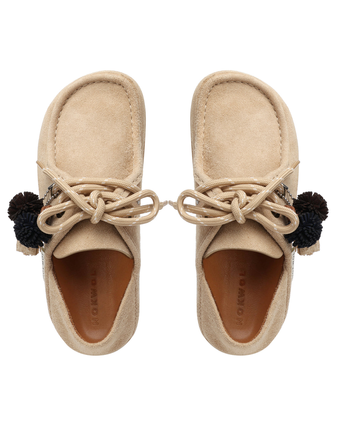 Clova Beige Hairy Suede