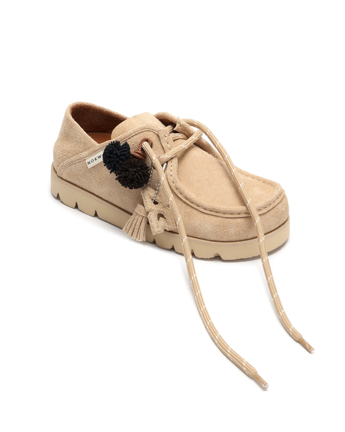 Clova Beige Hairy Suede