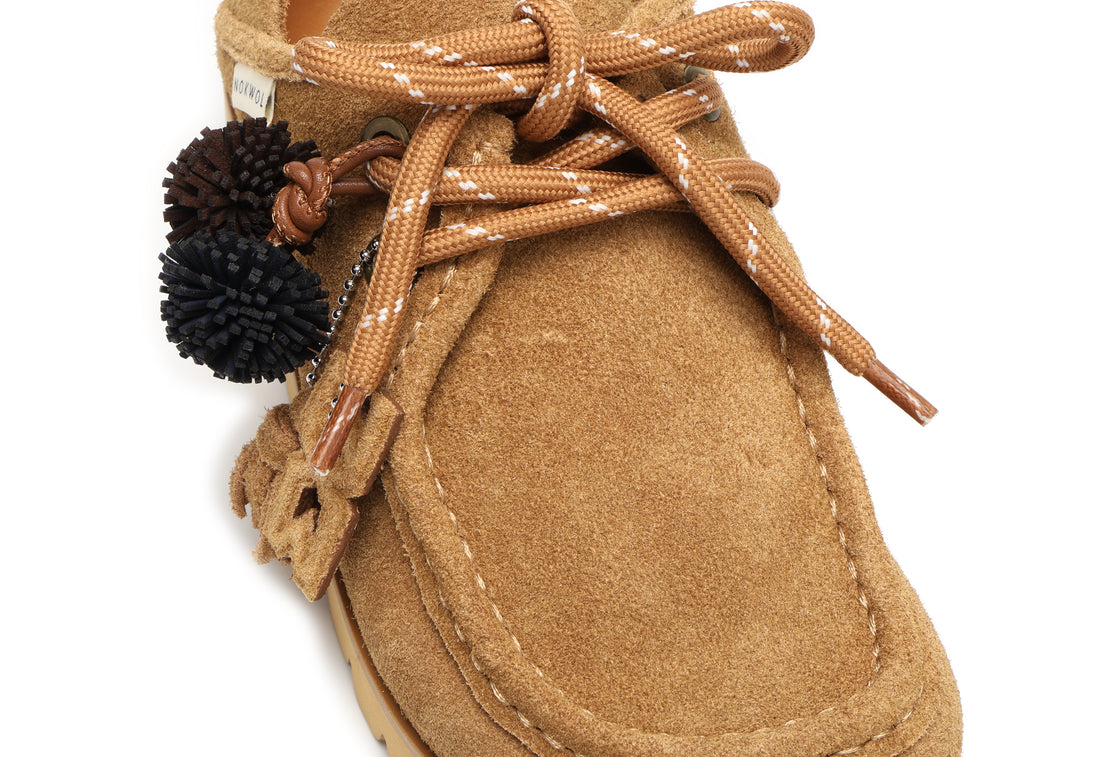 Clova Chestnut Hairy Suede