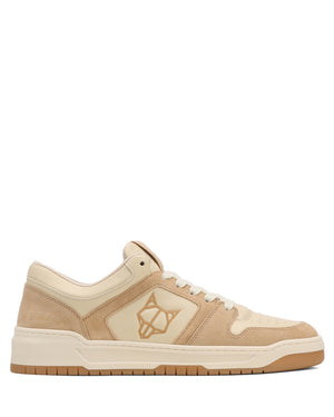 CM-01 Bone Leather / Taupe Cow Suede Combo