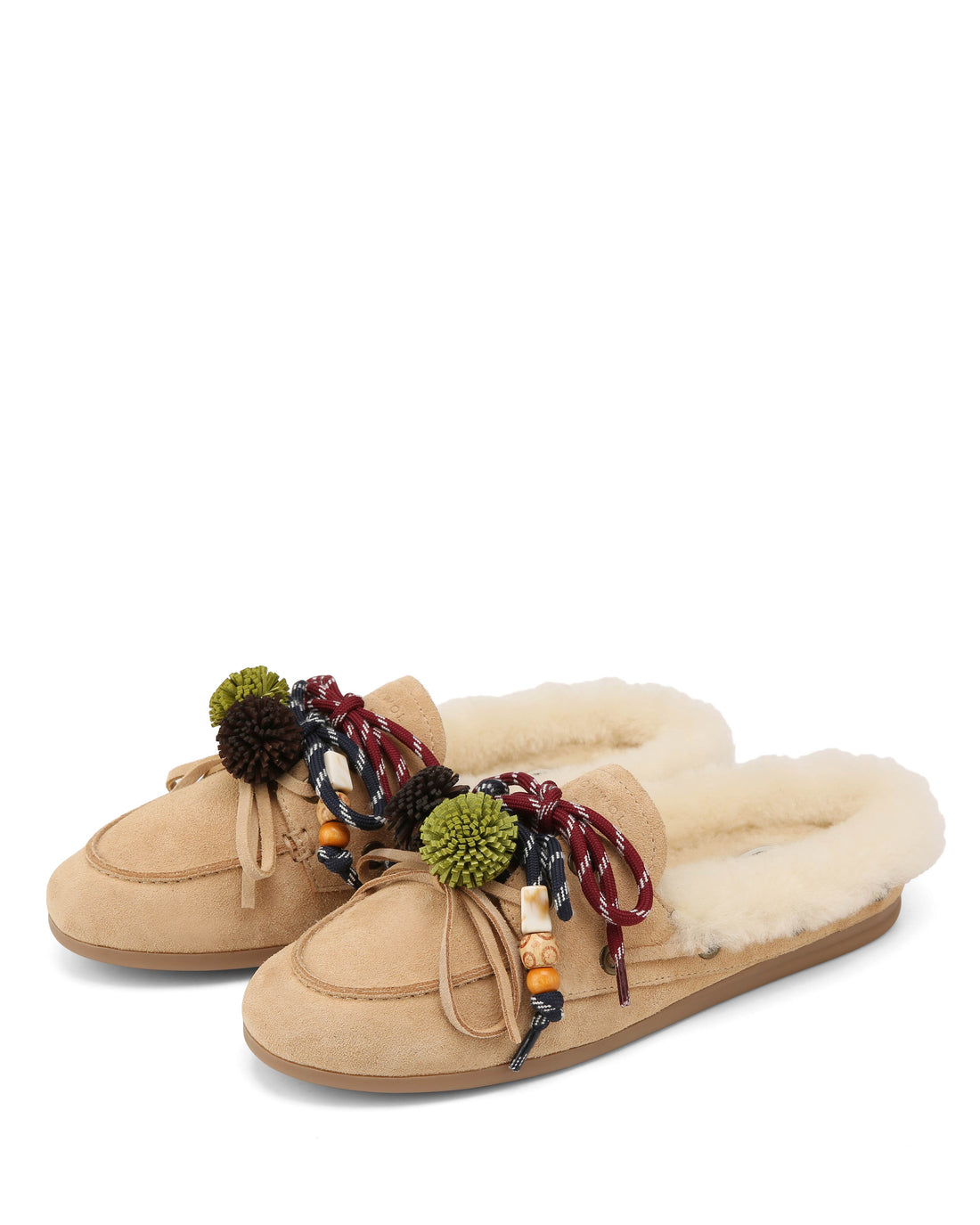 Coco Fur Beige Suede