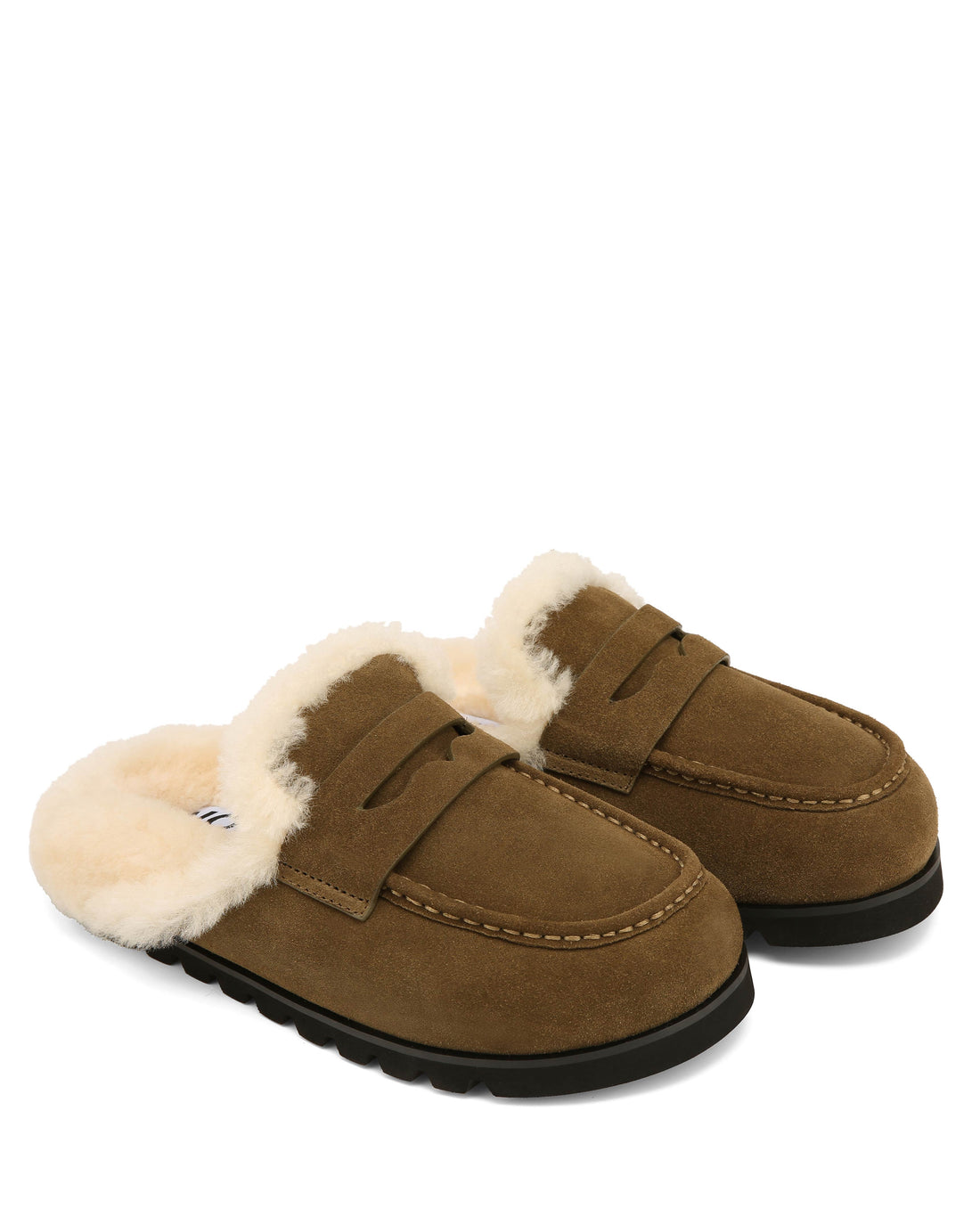 Corded Khaki Suede