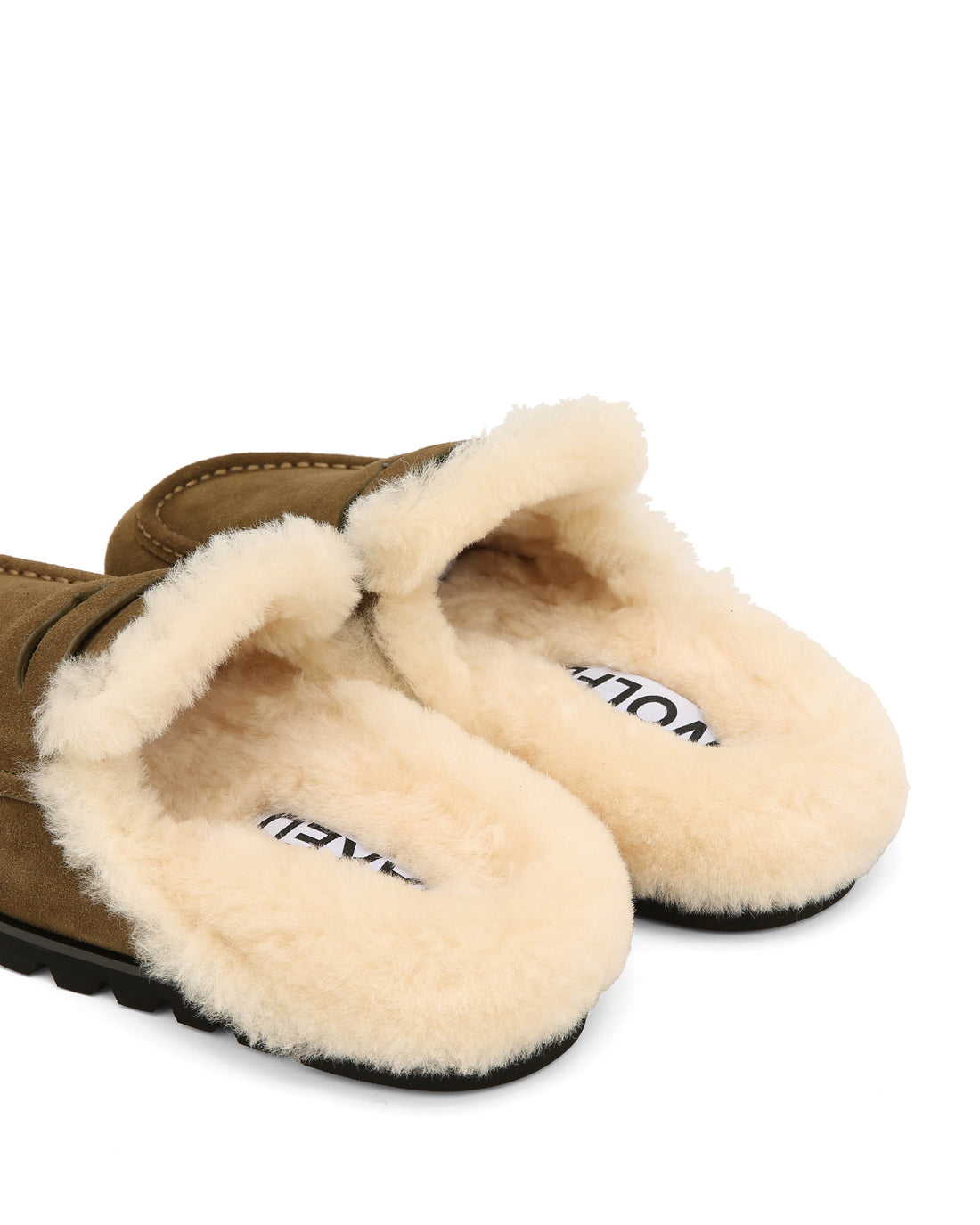 Corded Khaki Suede