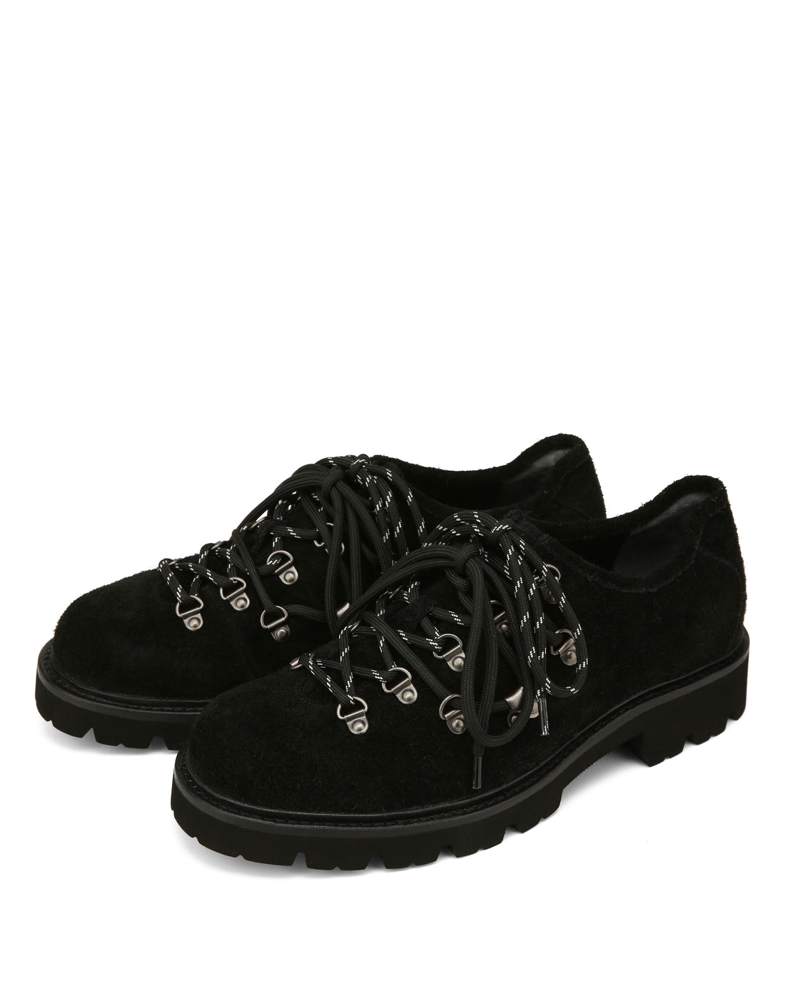Damon-M Black Hairy Suede