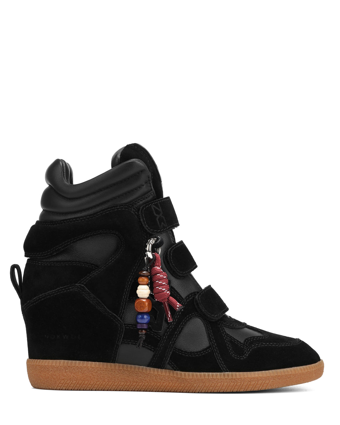 Demmi Black Leather/Suede