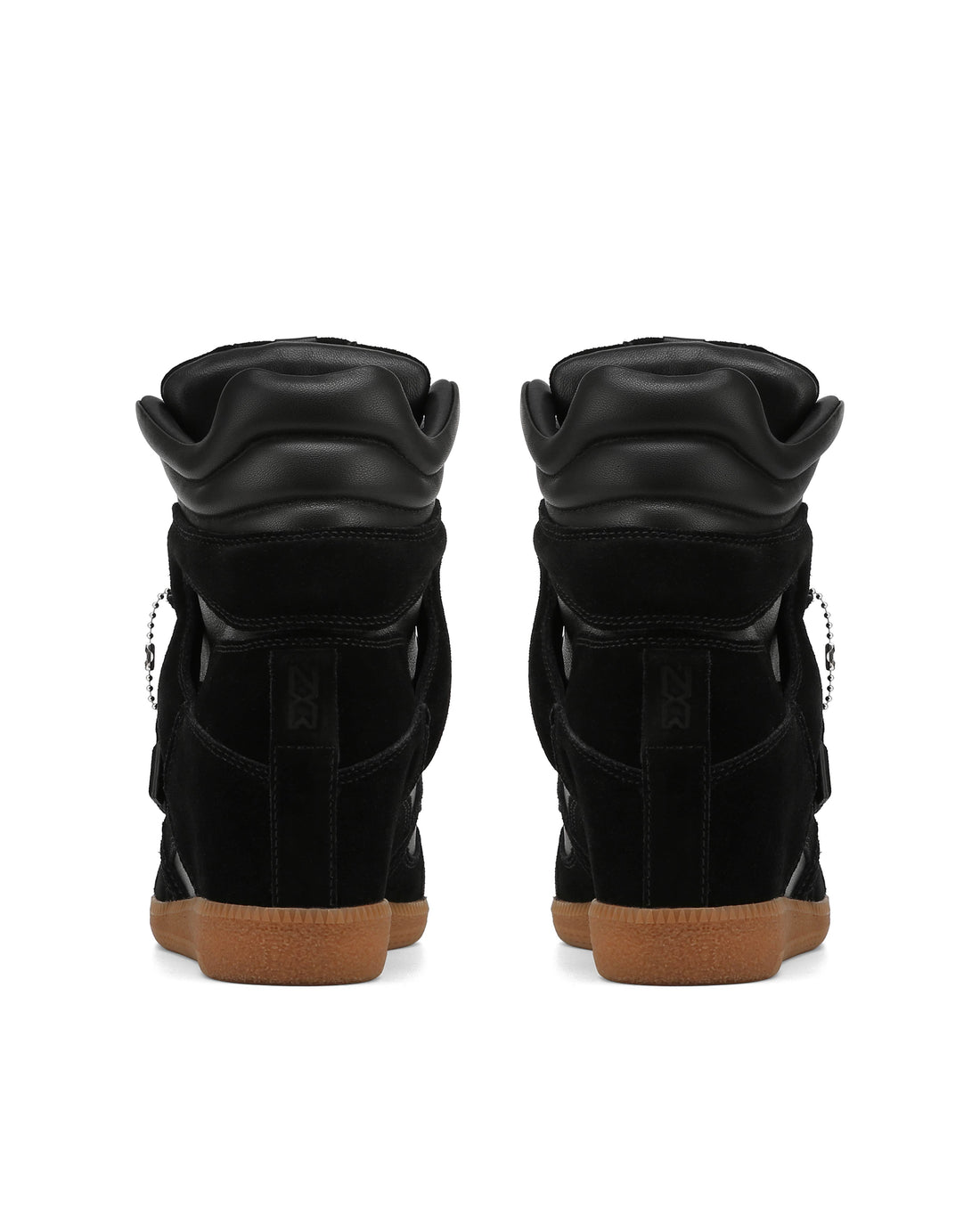 Demmi Black Leather/Suede