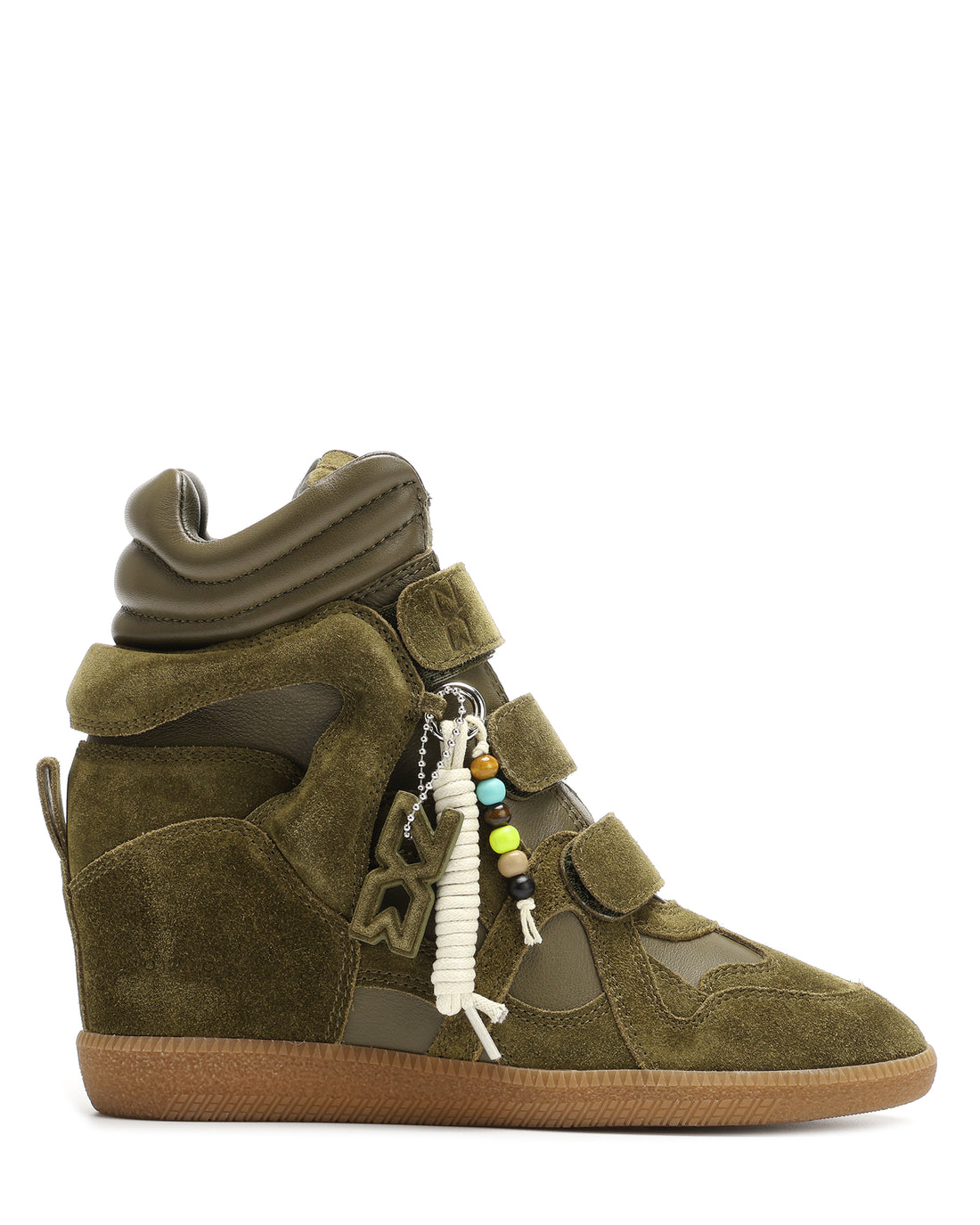 Demmi Khaki Leather/Suede