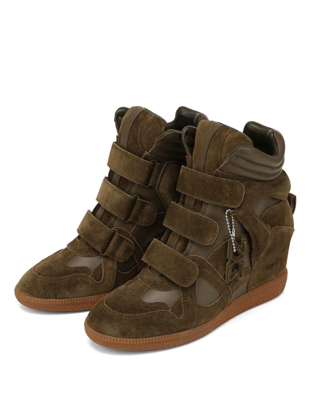Demmi Khaki Leather/Suede