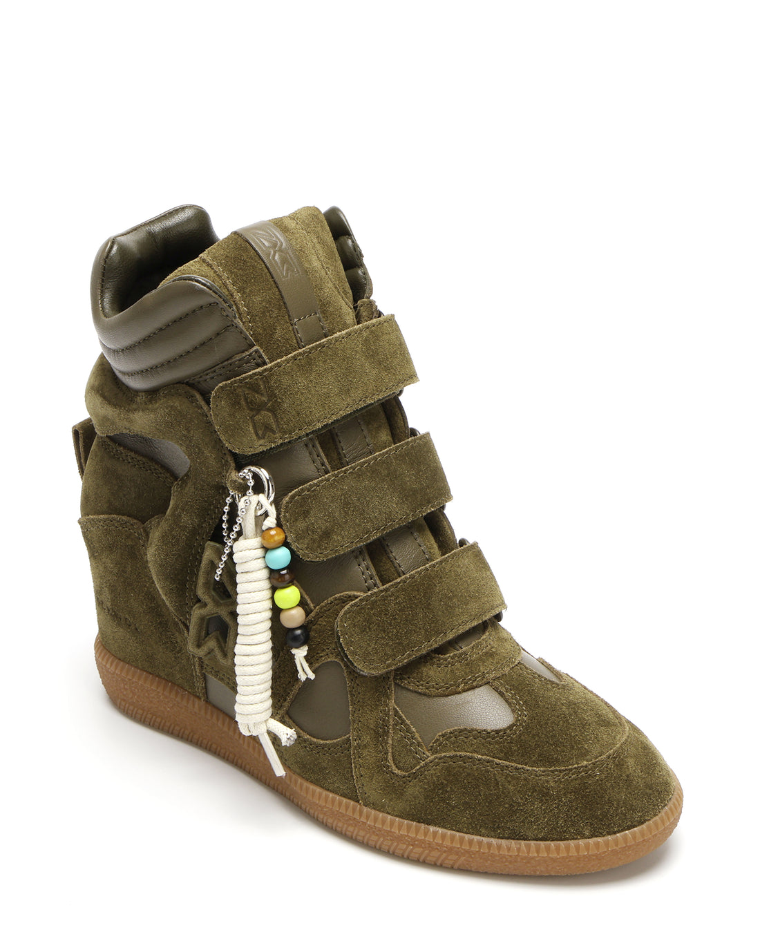 Demmi Khaki Leather/Suede