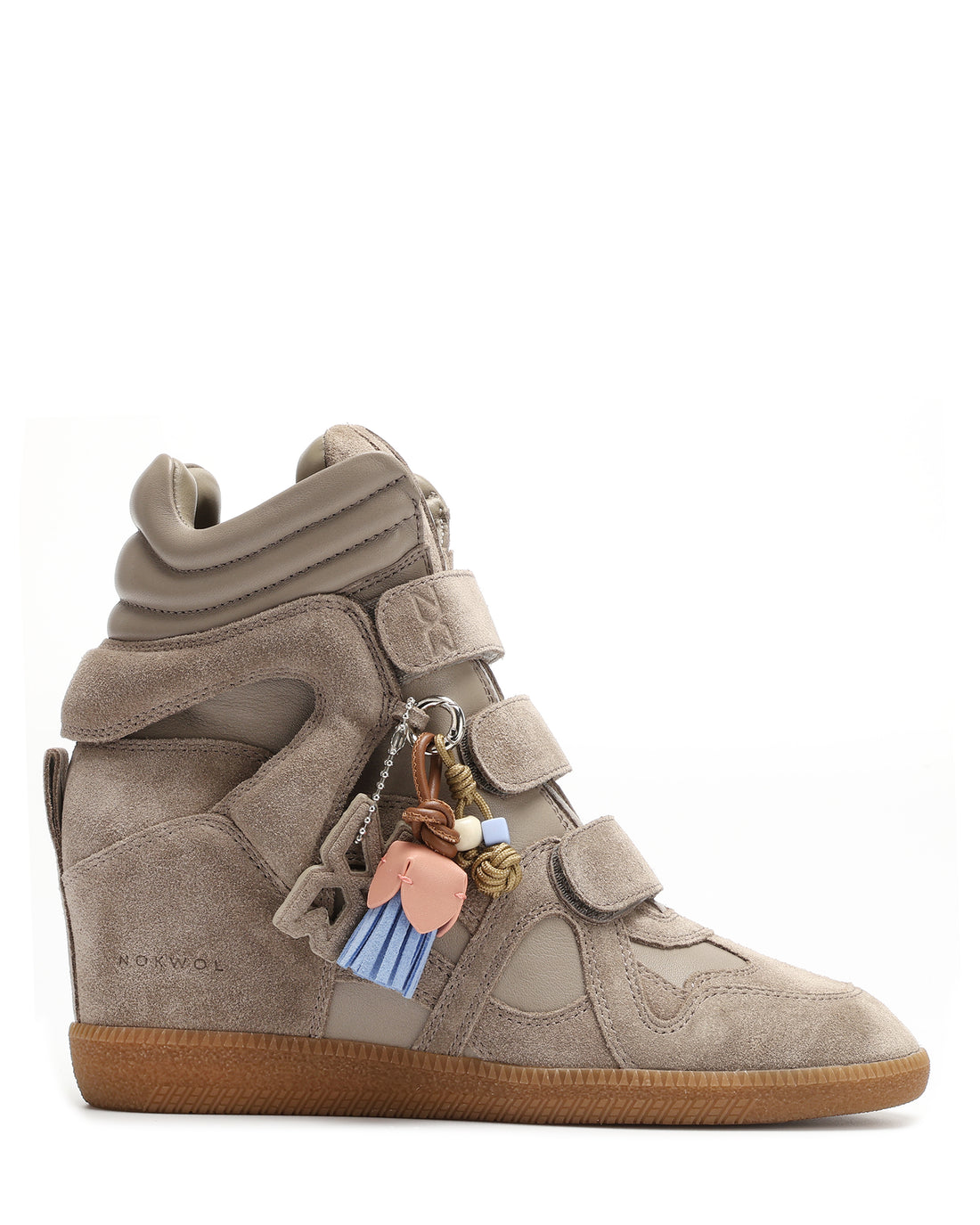 Demmi Taupe Leather/Suede