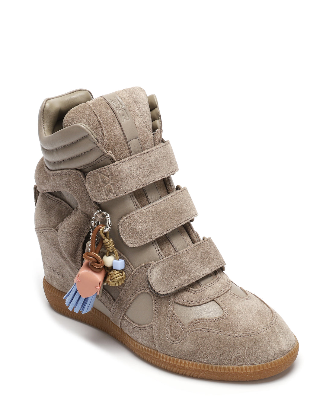 Demmi Taupe Leather/Suede