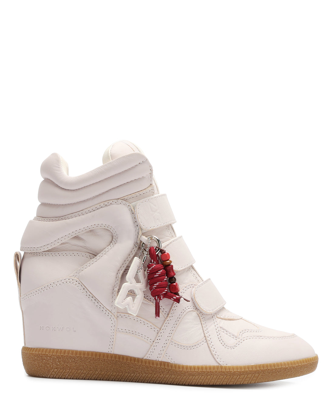 Demmi White Leather