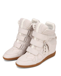 Demmi White Leather