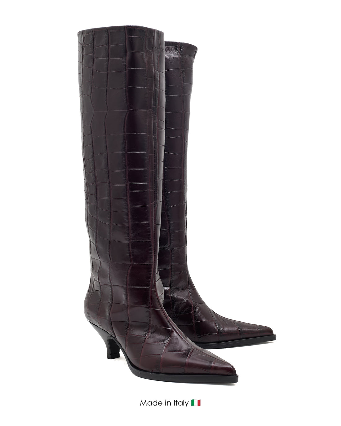 E4301-C Burgundy Boot Leather