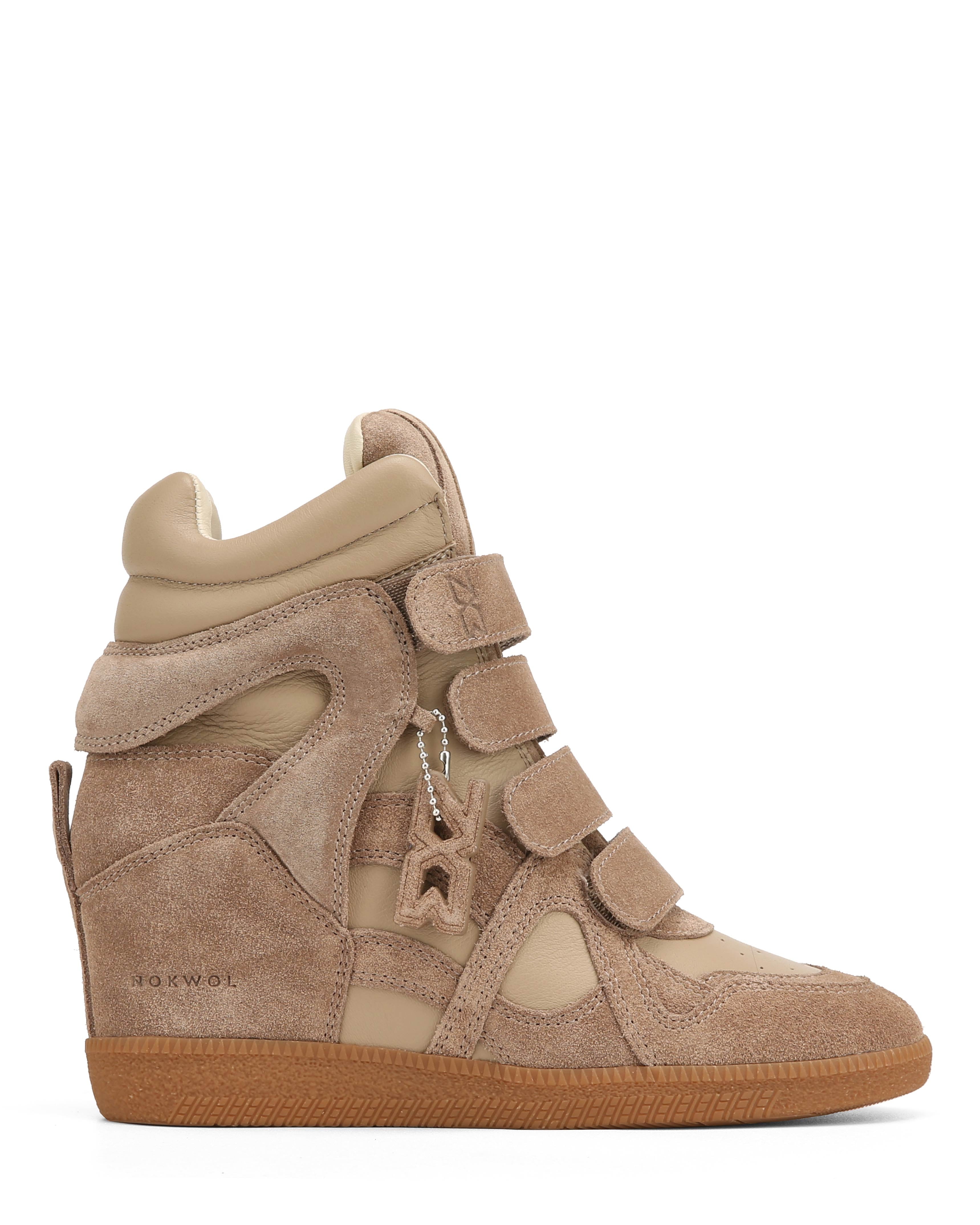 Nokwol Women Eden Marmo Leather/Suede Sneakers | Nokwol