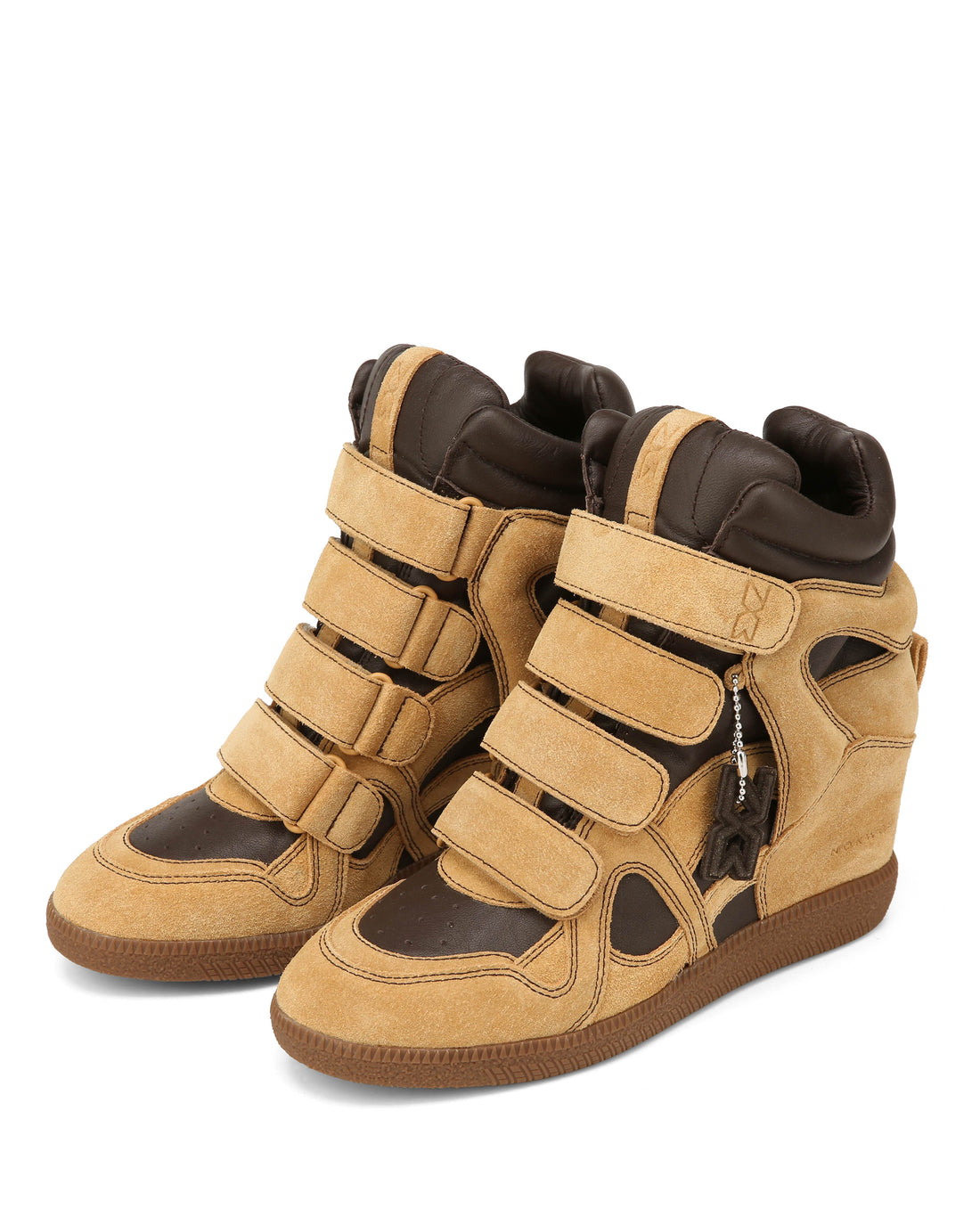 Eden Yellow Taupe/Brown Leather/Suede