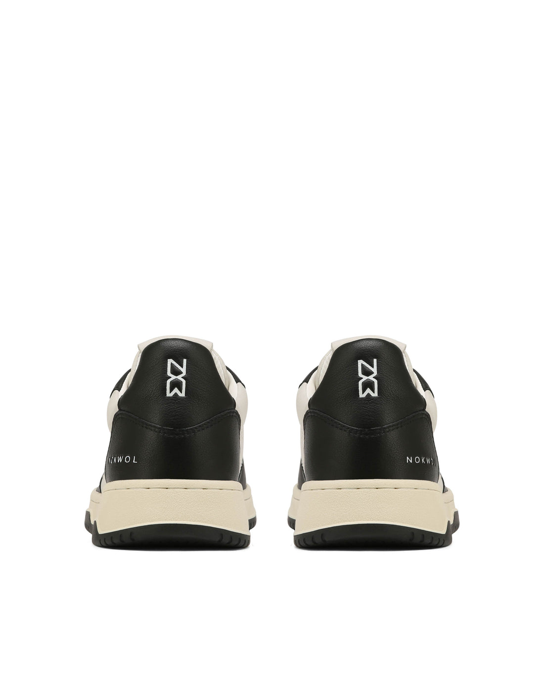 Evie Black/Off White Leather