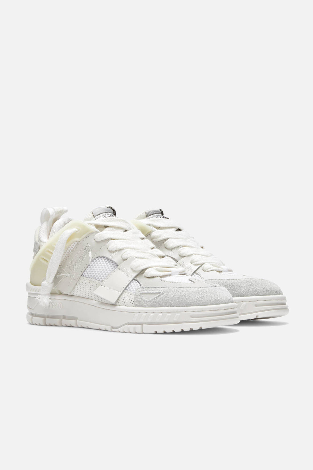 M Area Patchwork White/White Leather/Suede/Mesh