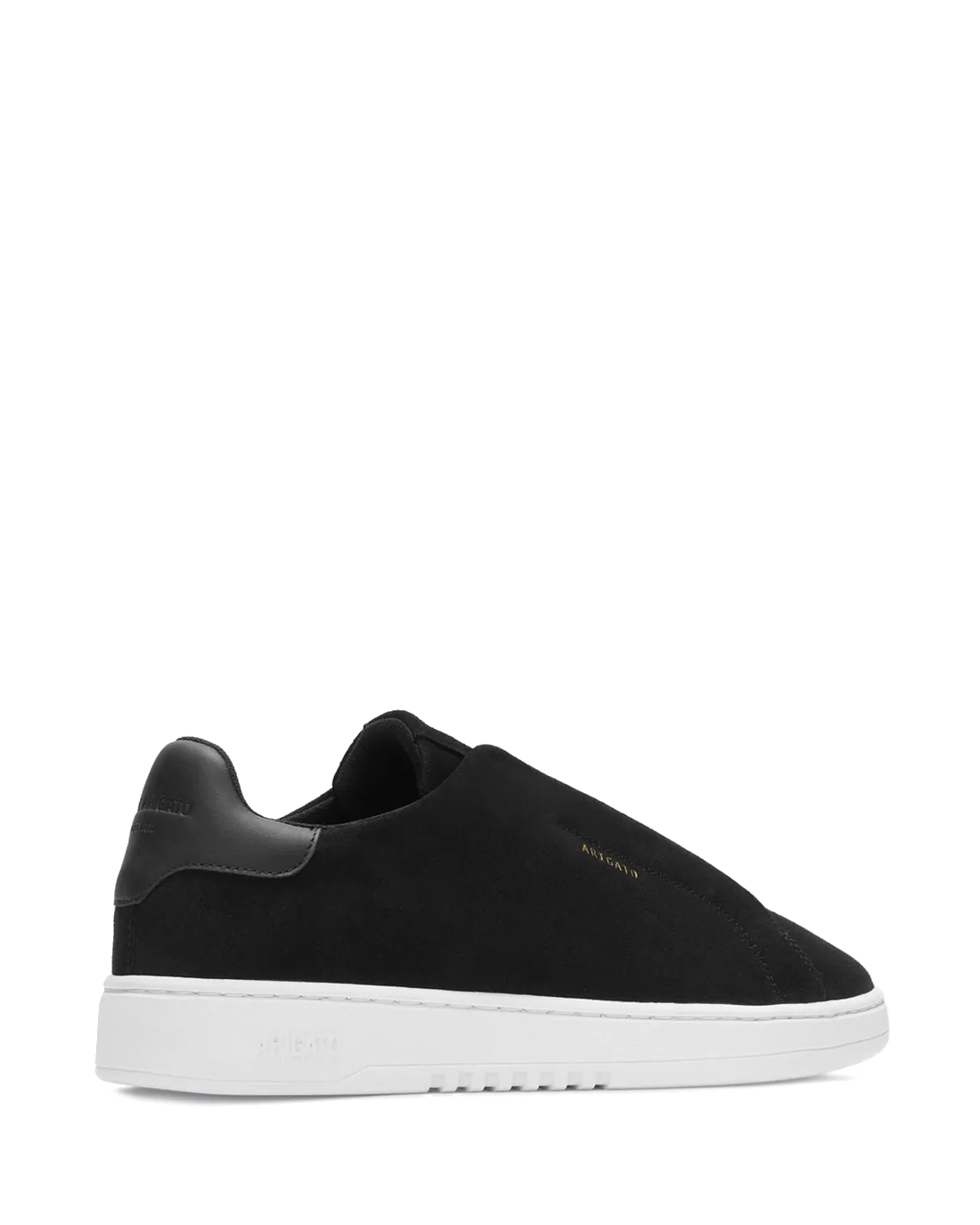 M Dice Laceless Black/White Suede
