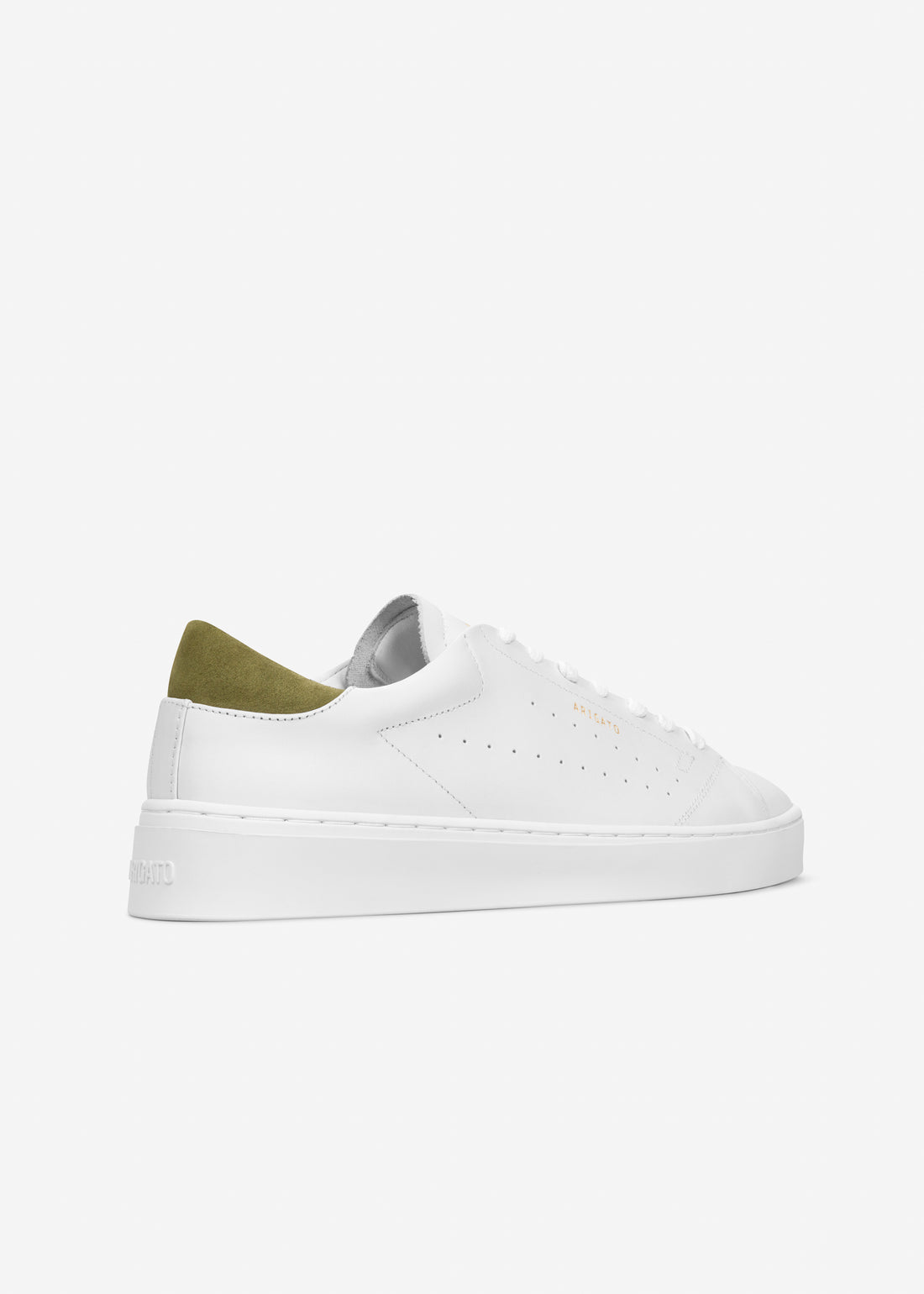 Court Sneaker Off-white/Khaki Leather/Suede