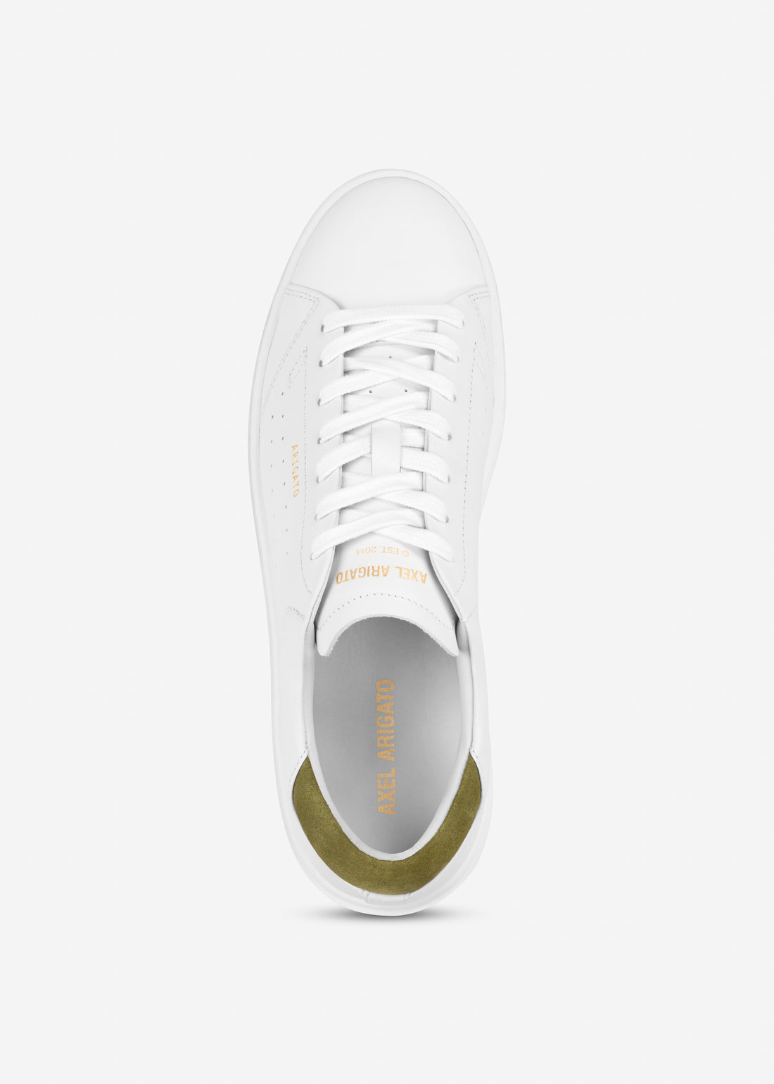 Court Sneaker Off-white/Khaki Leather/Suede