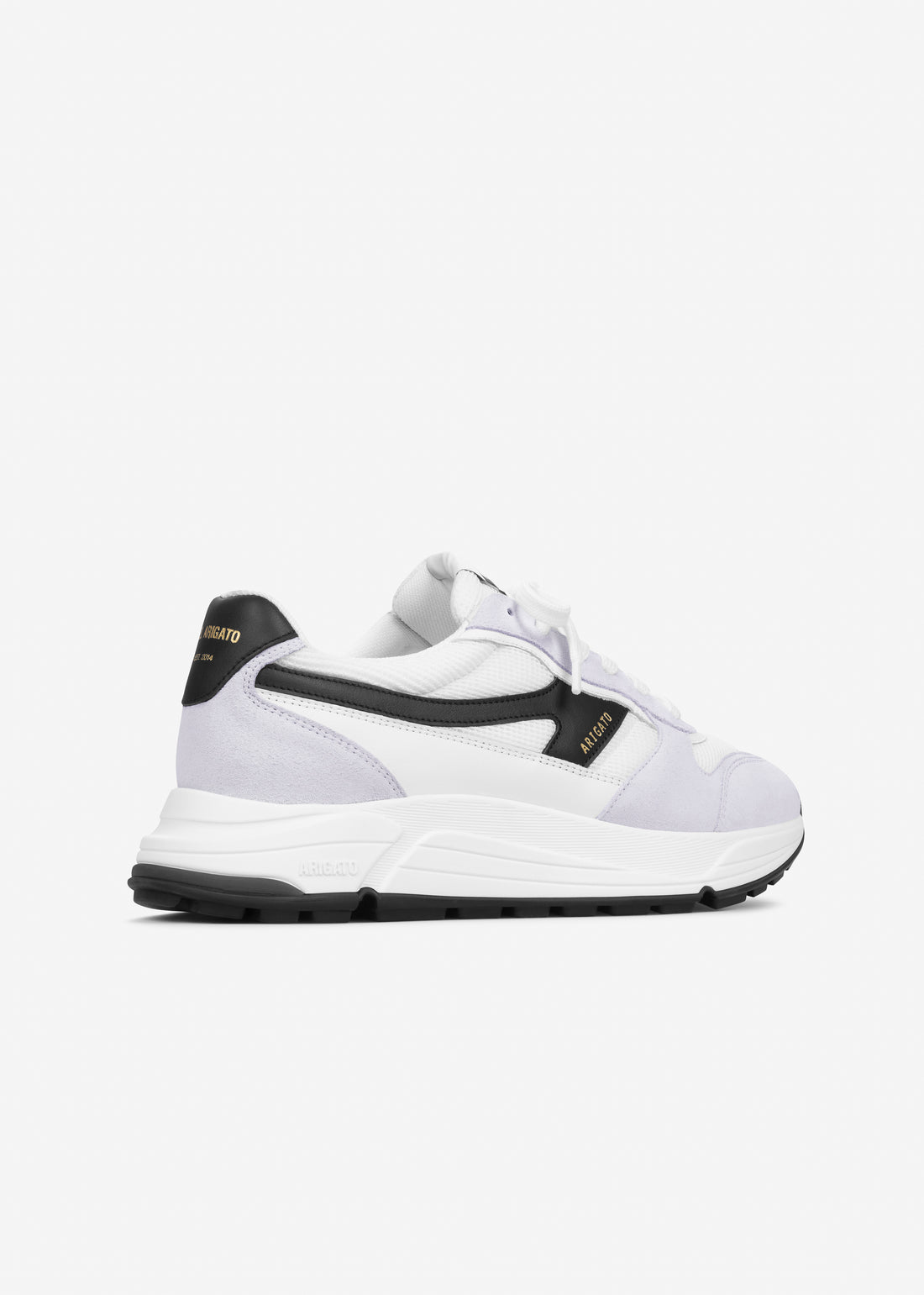 Rush-A Sneaker White/Black Suede/Leather/Mesh