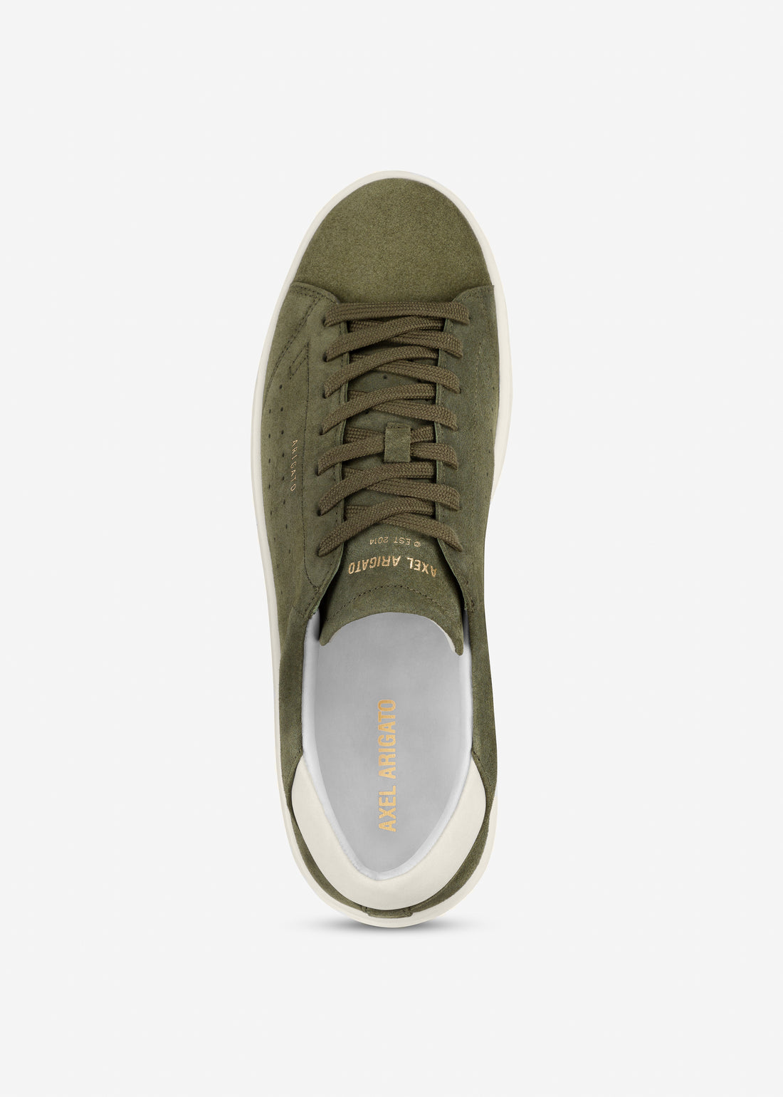 Court Sneaker Suede Green/Off-white Suede