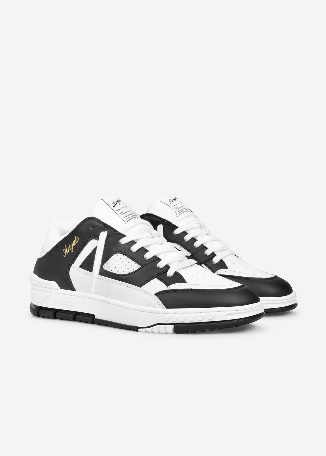 Area Lo Sneaker White/Black Leather