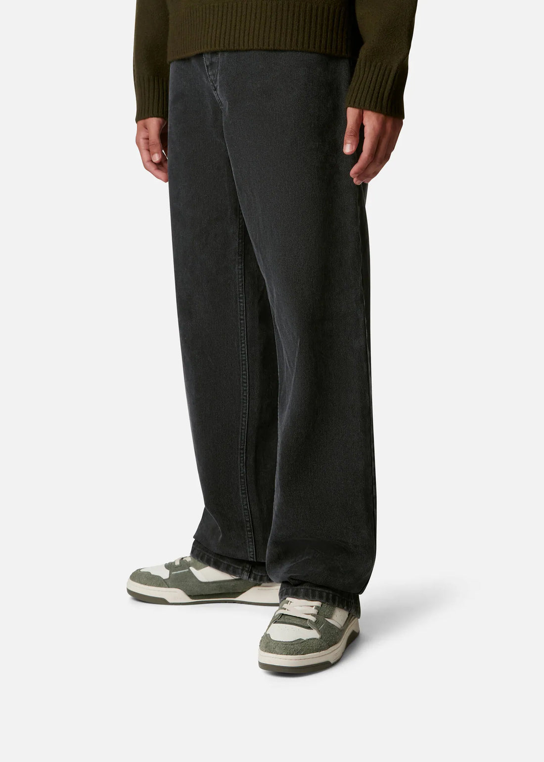 M Clay Sneaker Light Beige/Dark Green F3906003