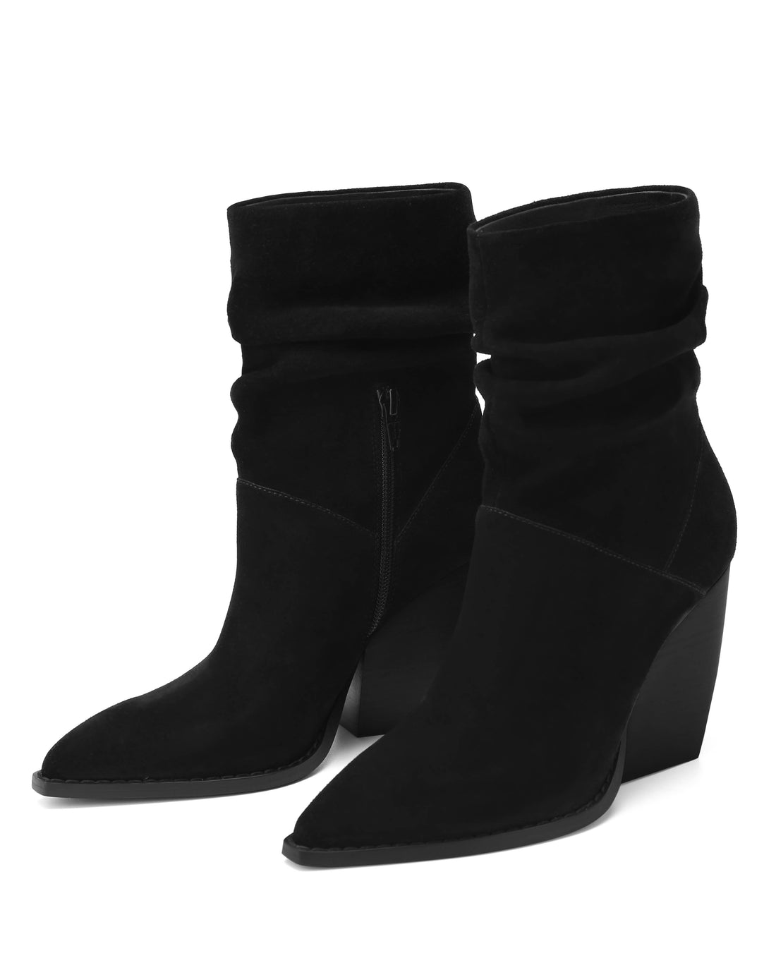 Freya Black Suede