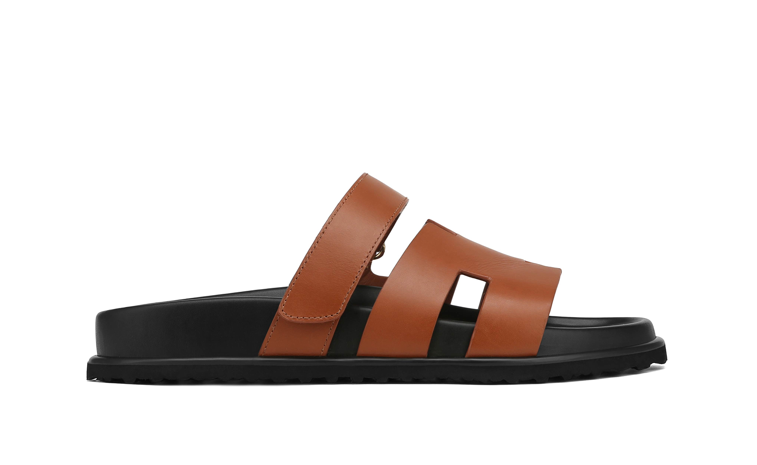 Buy Nokwol Women Mona Sheep Leather Black Three-Strap Sandals