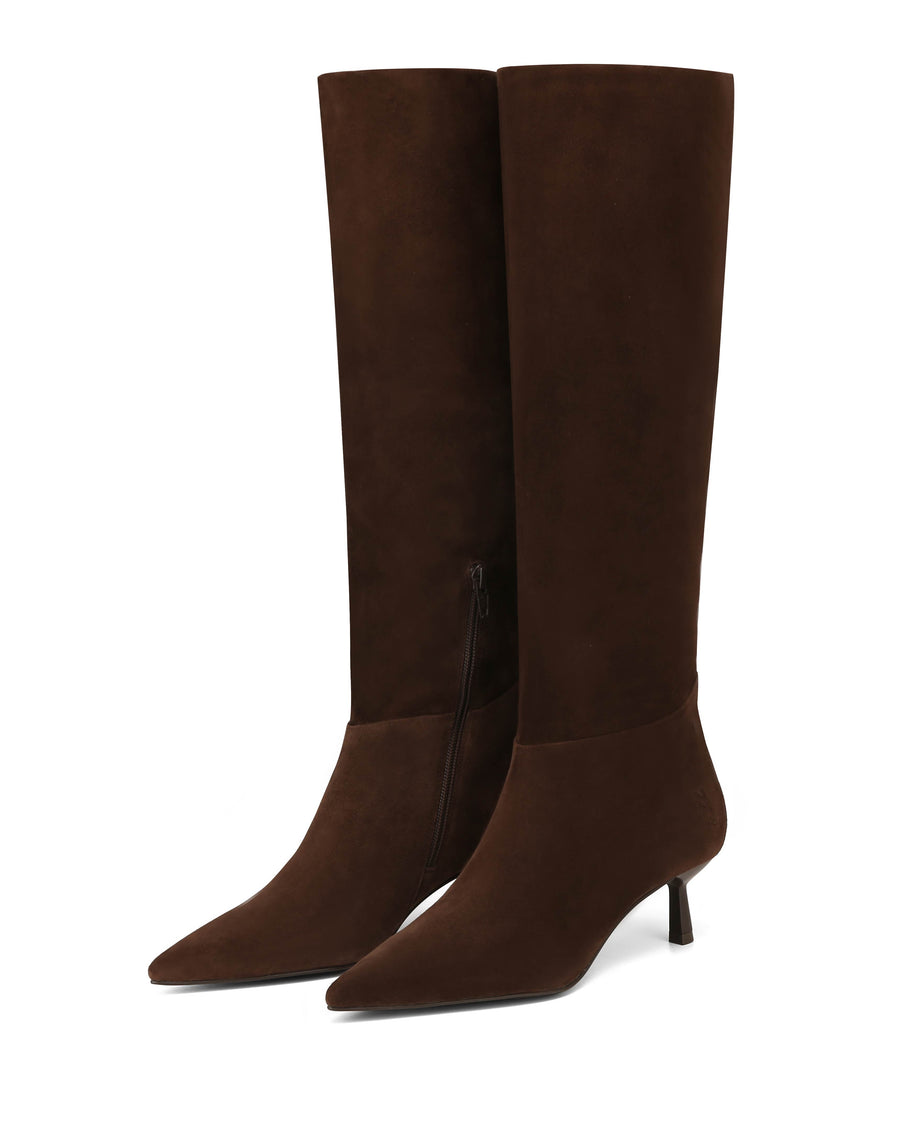 Gia Kid Suede Brown