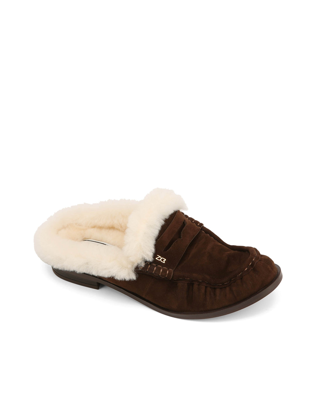 Haze Mule Brown Suede