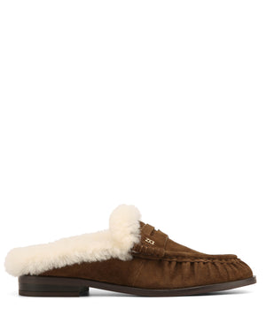 Haze Mule Walnut Suede