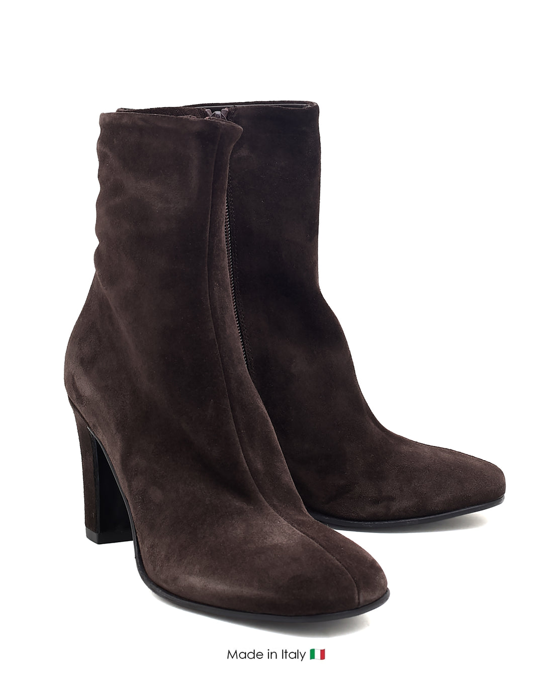 Isabella Dark Brown Suede