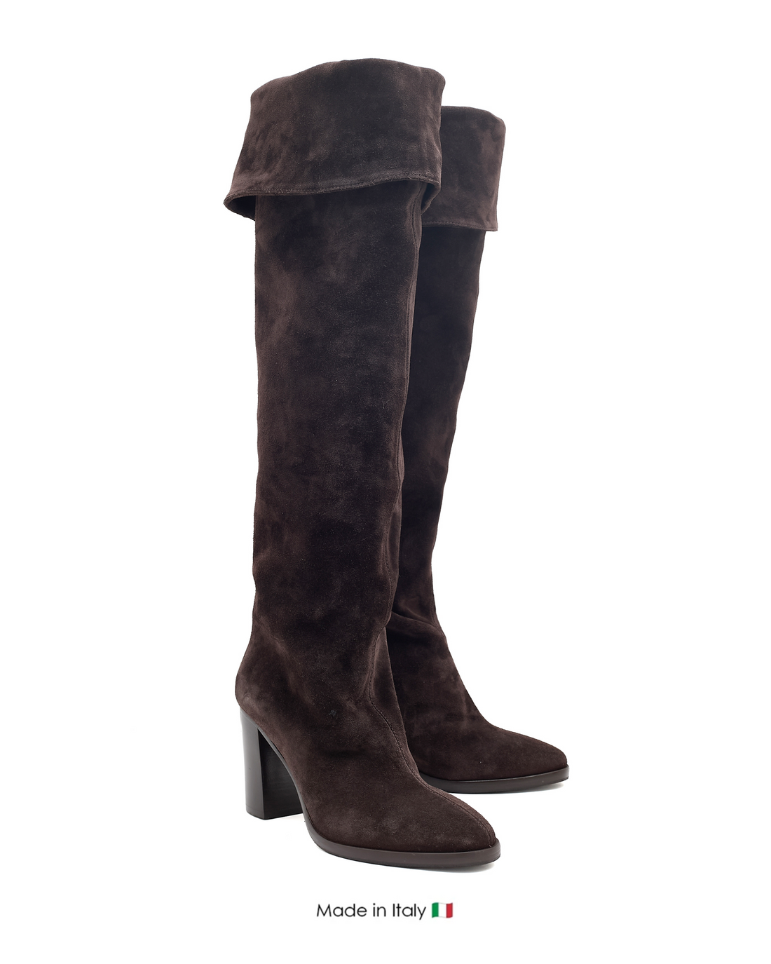 Issie Dark Brown Suede